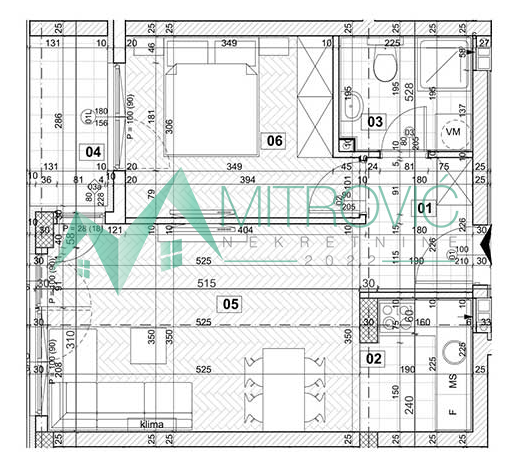 Slika 1 - Jednoiposoban stan na prodaju, 44m2, 143.720€