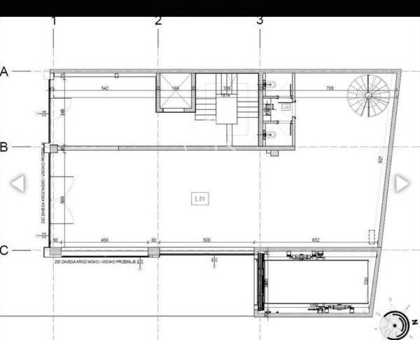 Glavna slika -Lamartinova,  Lokal za izdavanje, 139m2, 2.700€