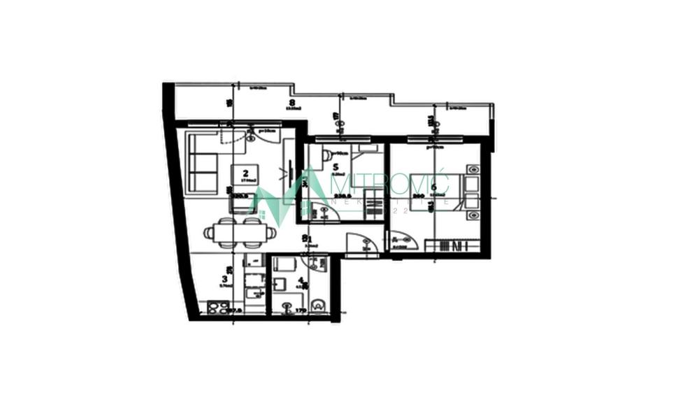 Slika 1 - Trosoban stan na prodaju, 64m2, 228.050€
