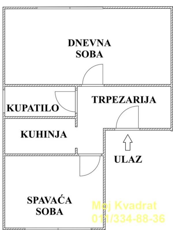 Slika 5 - Dvosoban stan na prodaju, 50m2, 209.000€