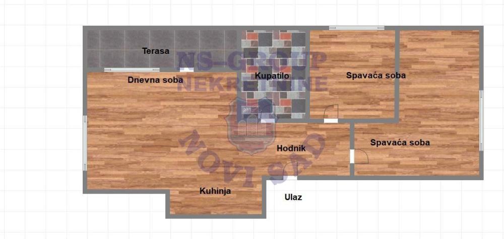 Glavna slika -Trosoban stan na prodaju, 55m2, 114.290€