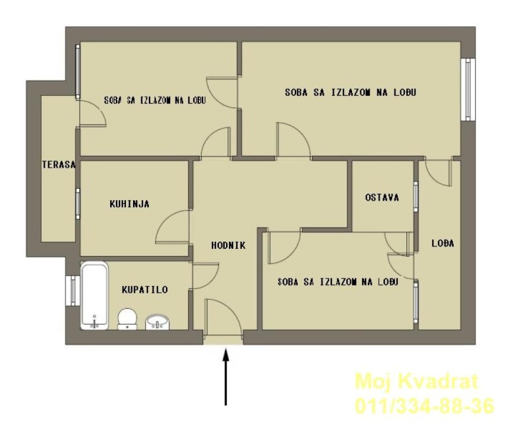 Slika 8 - Trosoban stan na prodaju, 81m2, 395.000€