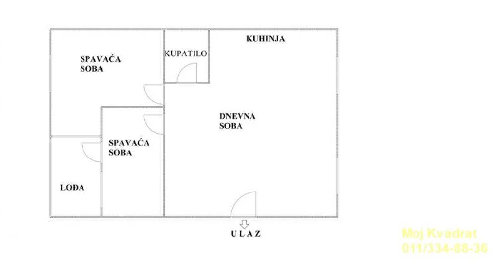 Slika 9 - Dvoiposoban stan na prodaju, 54m2, 270.000€