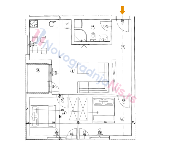 Slika 0 - Dvoiposoban stan na prodaju, 59.26m2, 112.600€