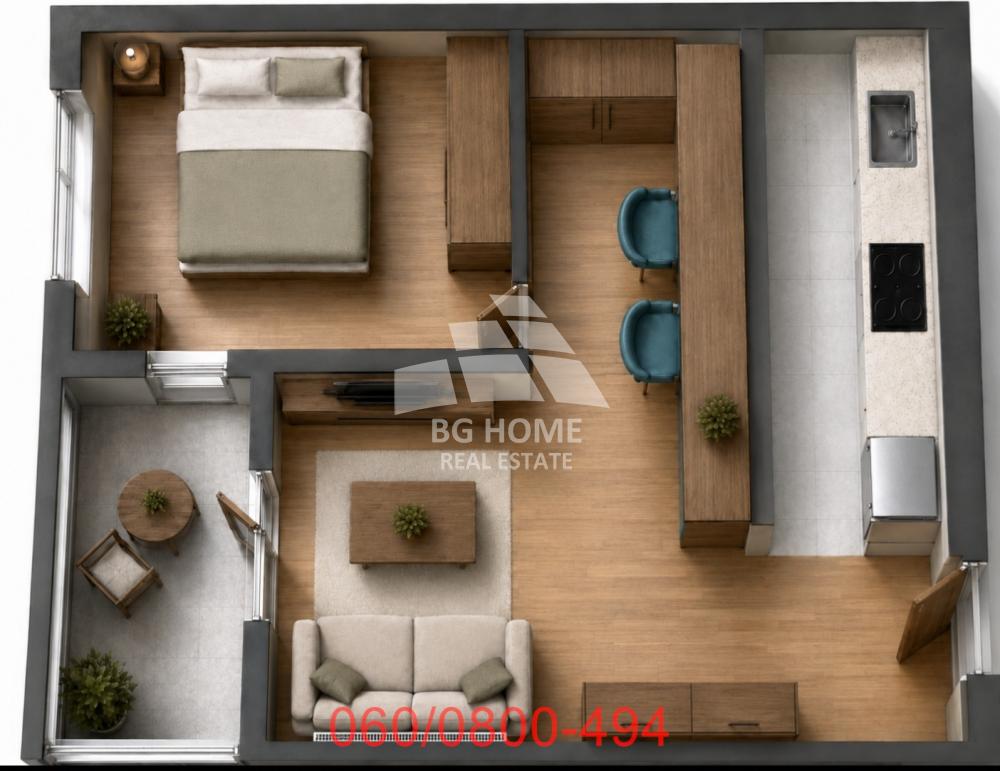 Slika 9 - Nevenke Urbanove, Jednosoban stan na prodaju, 39m2, 120.000€