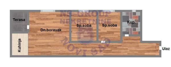 Glavna slika -Trosoban stan na prodaju, 55m2, 145.640€