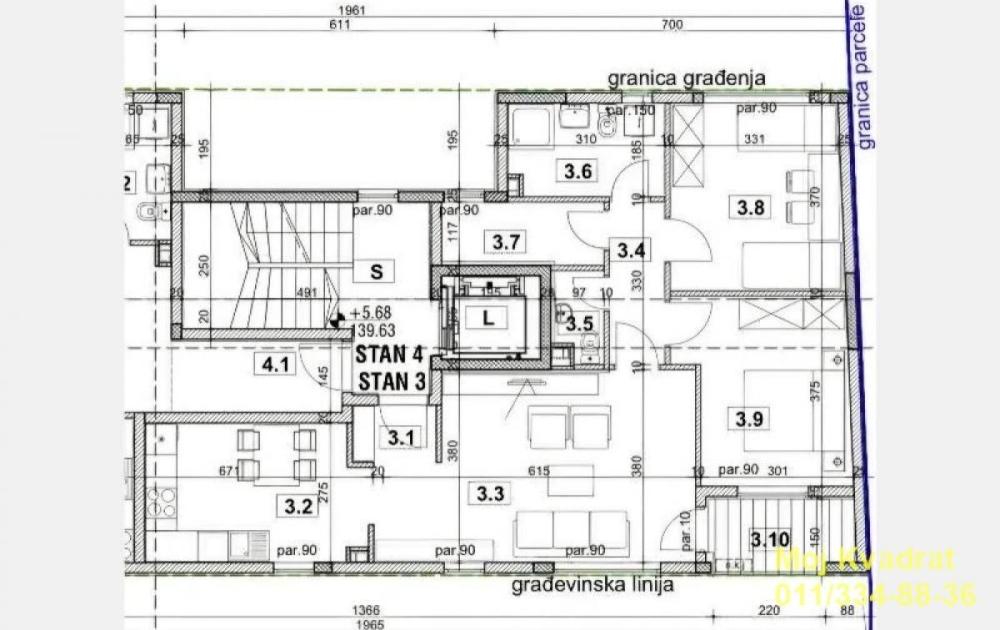 Slika 11 - Trosoban stan na prodaju, 78m2, 310.000€