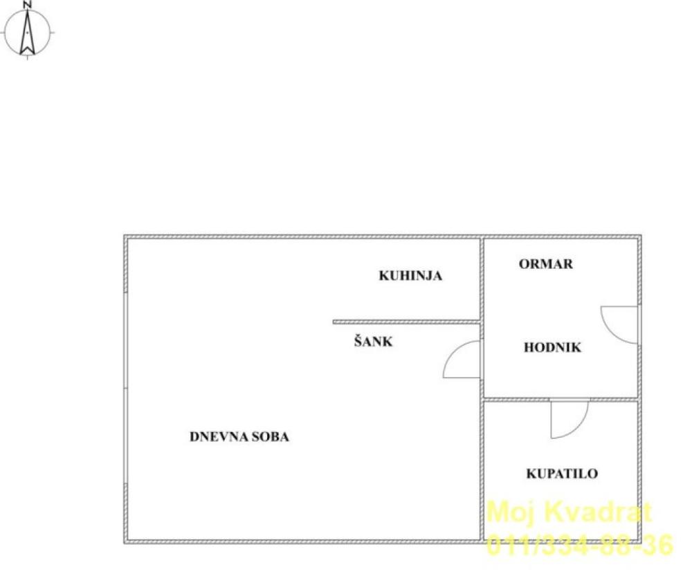 Slika 6 - Jednosoban stan na prodaju, 21m2, 127.500€