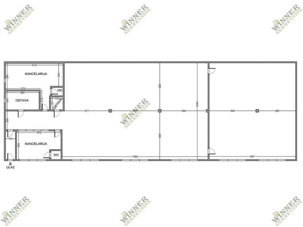 Slika 10 - Zadrugarska,  Lokal za izdavanje, 289m2, 1.100€