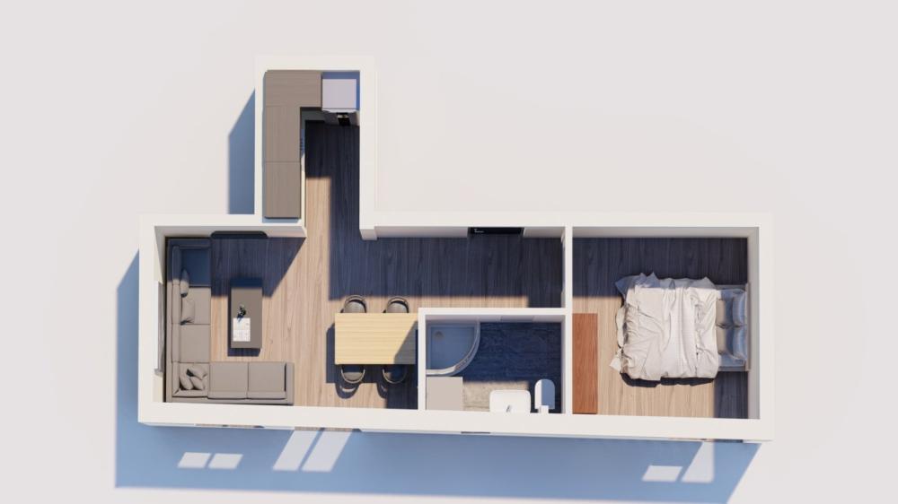 Glavna slika -Jednoiposoban stan na prodaju, 27.63m2, 50.390€