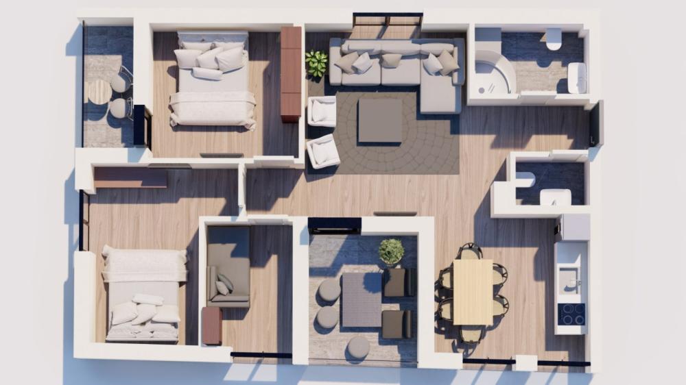 Glavna slika -Troiposoban stan na prodaju, 74.08m2, 127.032€