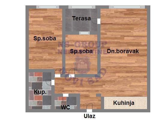 Glavna slika -Trosoban stan na prodaju, 58m2, 167.040€