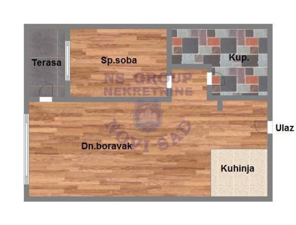Glavna slika -Dvosoban stan na prodaju, 42m2, 123.960€