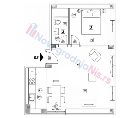 Slika 0 - Jednoiposoban stan na prodaju, 34.97m2, 68.192€