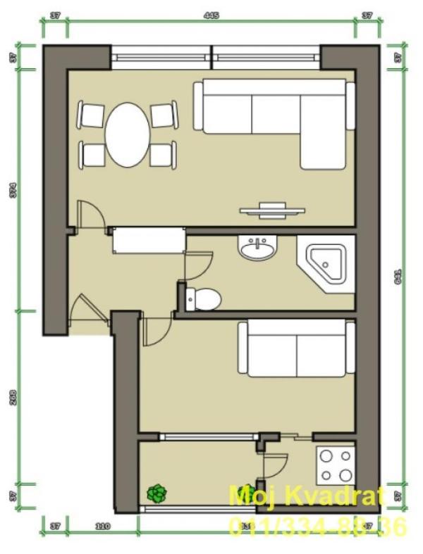 Slika 8 - Dvosoban stan na prodaju, 45m2, 179.000€