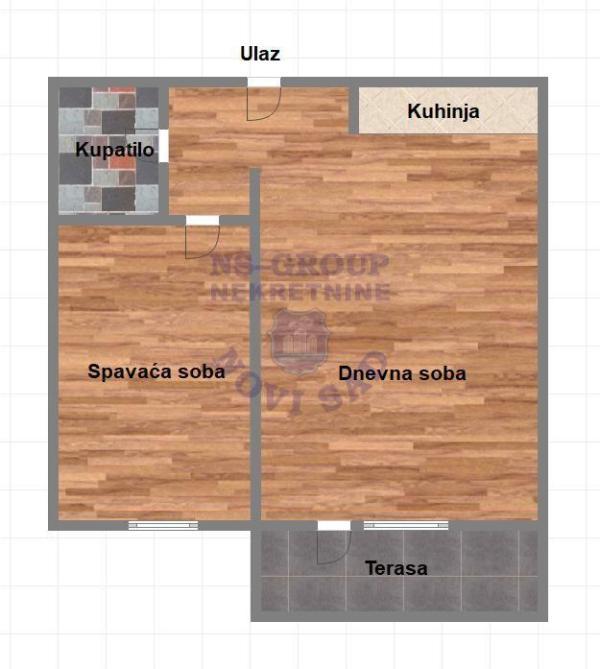 Glavna slika -Dvosoban stan na prodaju, 41m2, 83.980€