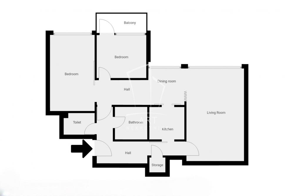 Slika 1 - Bulevar Arsenija Čarnojevića, Dvoiposoban stan na prodaju, 64m2, 240.000€