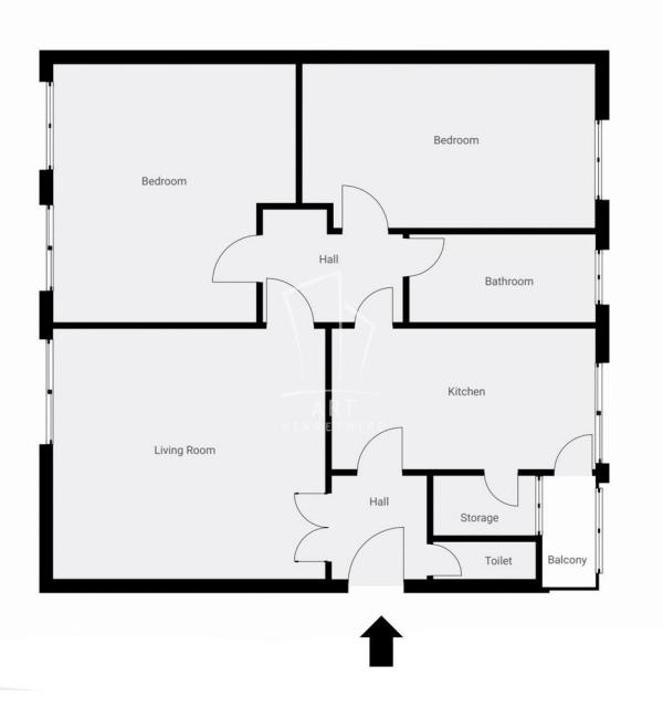 Slika 1 - Krunska, Trosoban stan na prodaju, 84m2, 394.800€