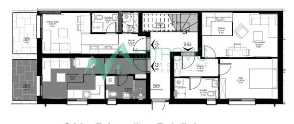 Slika 1 - Jednosoban stan na prodaju, 21m2, 46.350€