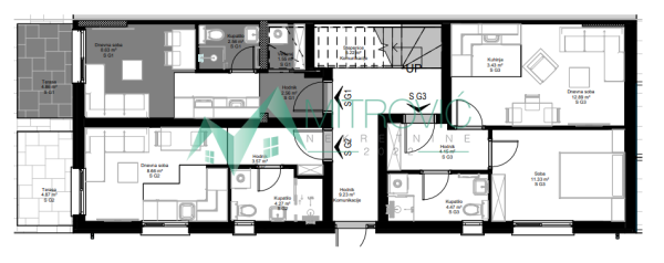 Slika 1 - Jednosoban stan na prodaju, 20m2, 46.350€