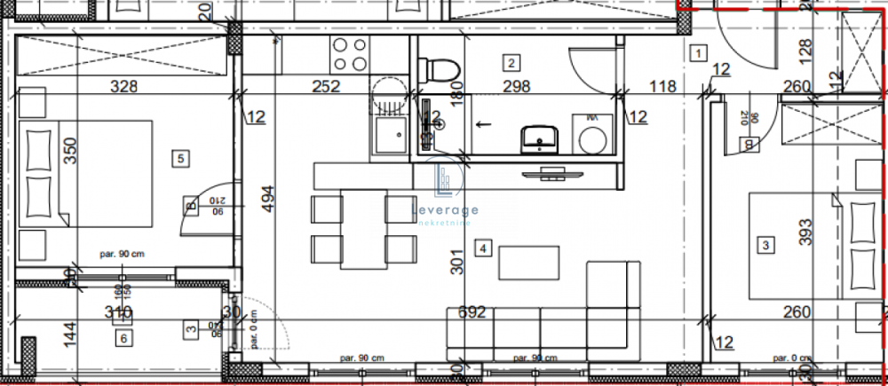 Slika 3 - Trosoban stan na prodaju, 62m2, 200.009€