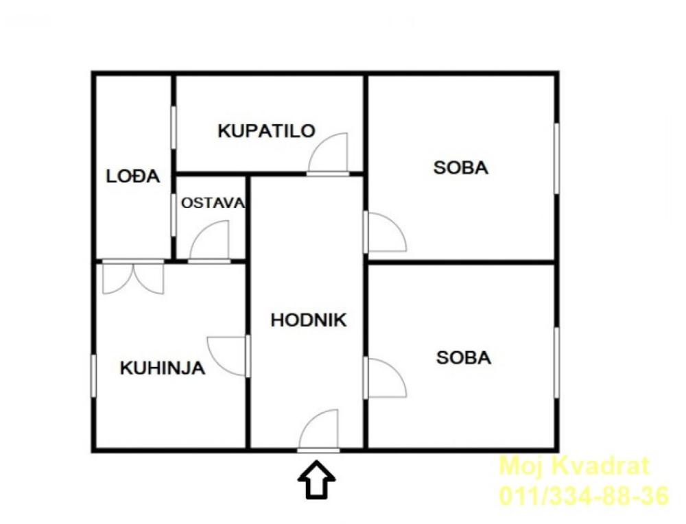 Slika 3 - Dvosoban stan na prodaju, 56m2, 239.000€