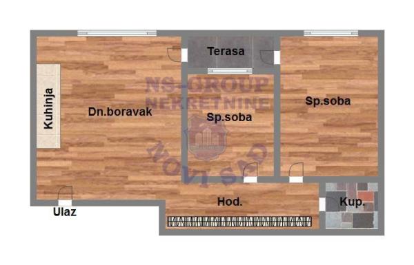 Slika 9 - Dvoiposoban stan na prodaju, 49m2, 135.000€