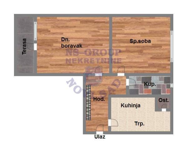 Slika 8 - Dvosoban stan na prodaju, 53m2, 118.450€