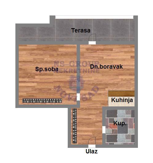 Slika 9 - Dvosoban stan na prodaju, 35m2, 125.000€
