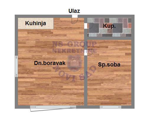 Glavna slika -Dvosoban stan na prodaju, 41m2, 80.900€