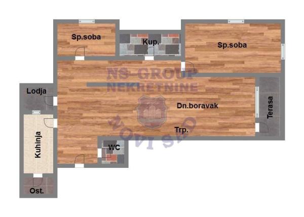 Slika 10 - Trosoban stan na prodaju, 78m2, 193.640€