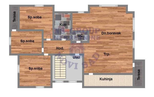 Glavna slika -Četvorosoban stan na prodaju, 101m2, 211.700€