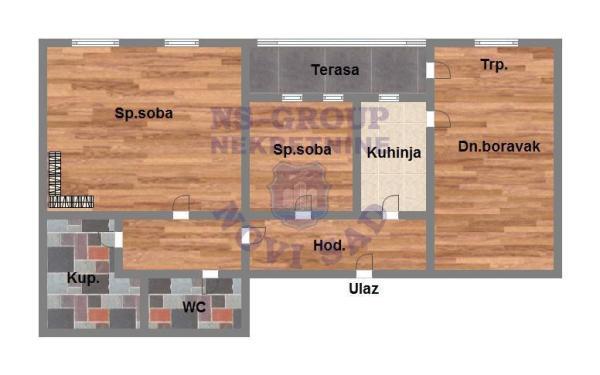 Glavna slika -Trosoban stan na prodaju, 77m2, 249.320€
