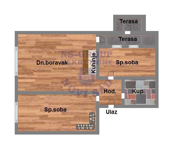 Slika 8 - Dvoiposoban stan na prodaju, 53m2, 151.410€