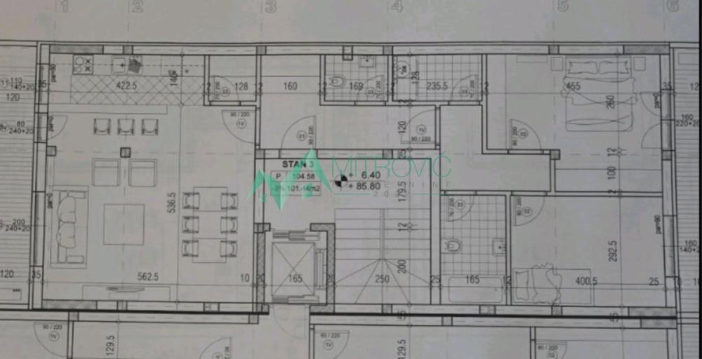 Slika 3 - Trosoban stan na prodaju, 97m2, 259.899€