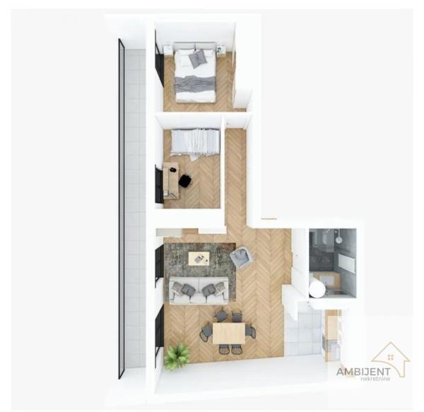 Slika 3 - Trosoban stan na prodaju, 81m2, 259.456€
