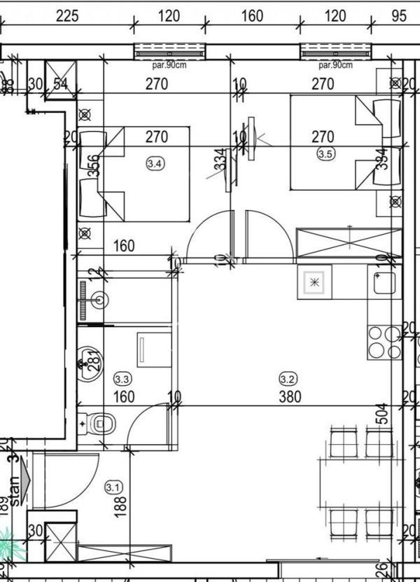 Glavna slika -Dušana Dude Timotijevića, Trosoban stan na prodaju, 55m2, 132.000€