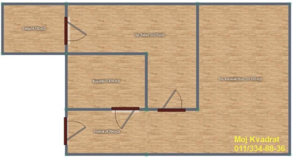 Slika 11 - Dvosoban stan na prodaju, 41m2, 145.000€