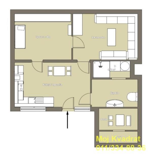 Slika 10 - Dvosoban stan na prodaju, 46m2, 165.000€