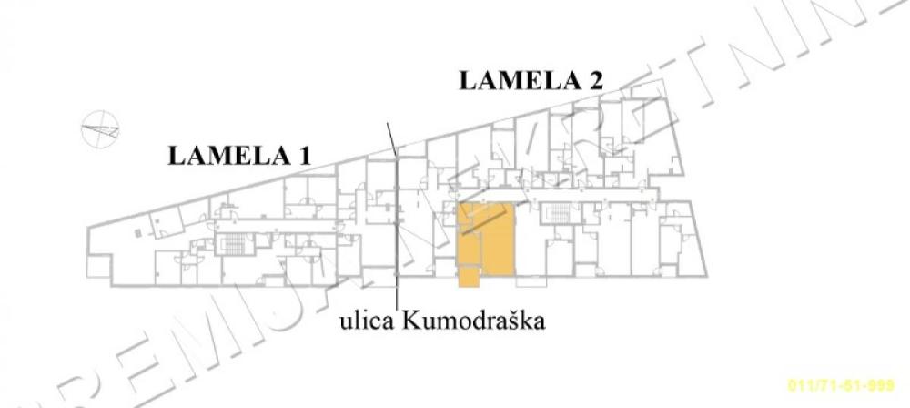 Slika 3 - Kumodraška, Dvosoban stan na prodaju, 63m2, 220.500€