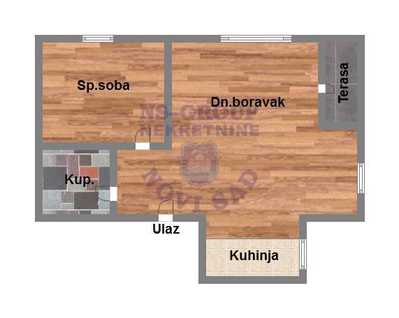 Slika 1 - Dvosoban stan na prodaju, 46m2, 140.320€