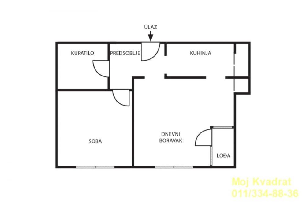 Slika 9 - Dvosoban stan na prodaju, 44m2, 225.000€