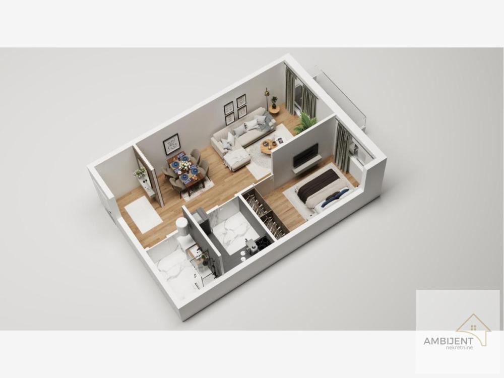 Slika 2 - Dvosoban stan na prodaju, 51m2, 113.969€