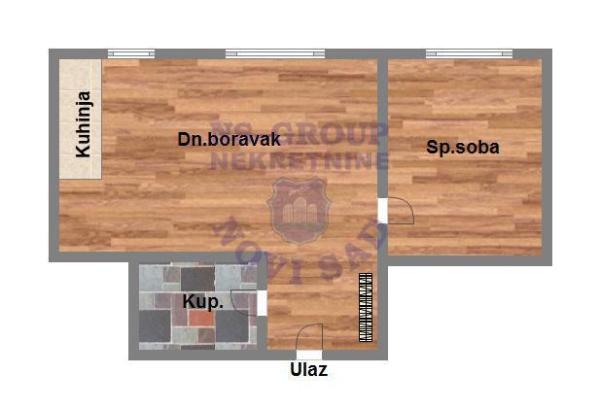 Slika 7 - Jednoiposoban stan na prodaju, 32m2, 119.900€