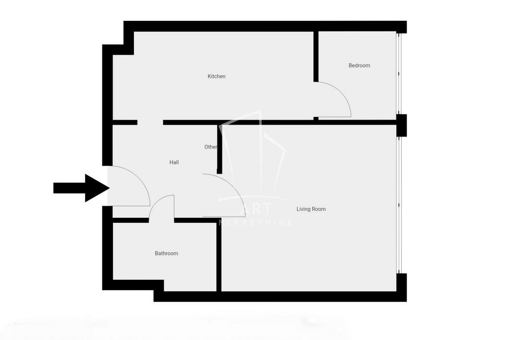 Slika 9 - Grge Jankesa, Jednosoban stan na prodaju, 39m2, 125.000€