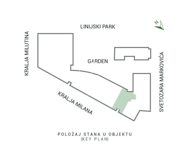 Slika 1 - Kralja Milana, Četvorosoban stan na prodaju, 153m2, 1.095.000€