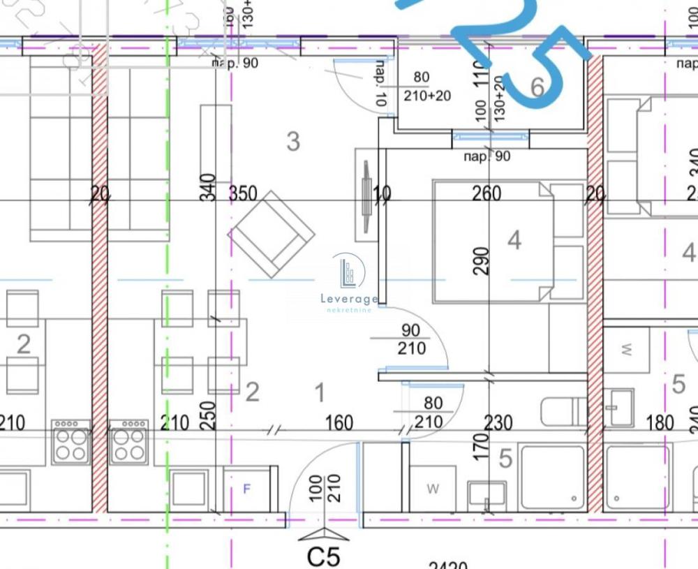 Slika 7 - Jednoiposoban stan na prodaju, 35m2, 71.477€