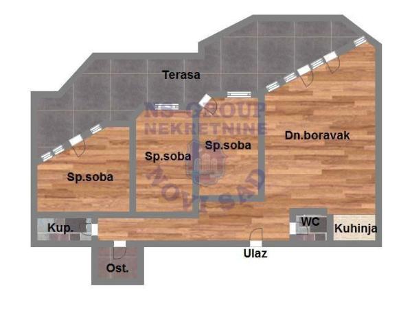 Glavna slika -Četvorosoban stan na prodaju, 106m2, 257.480€