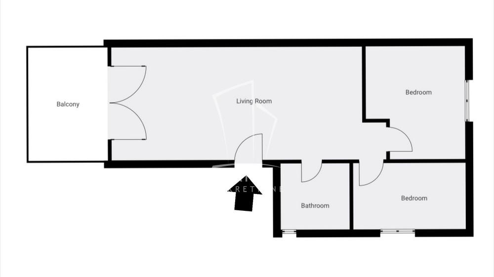 Slika 1 - Doljanska (Sremčica), Dvoiposoban stan na prodaju, 54m2, 99.000€