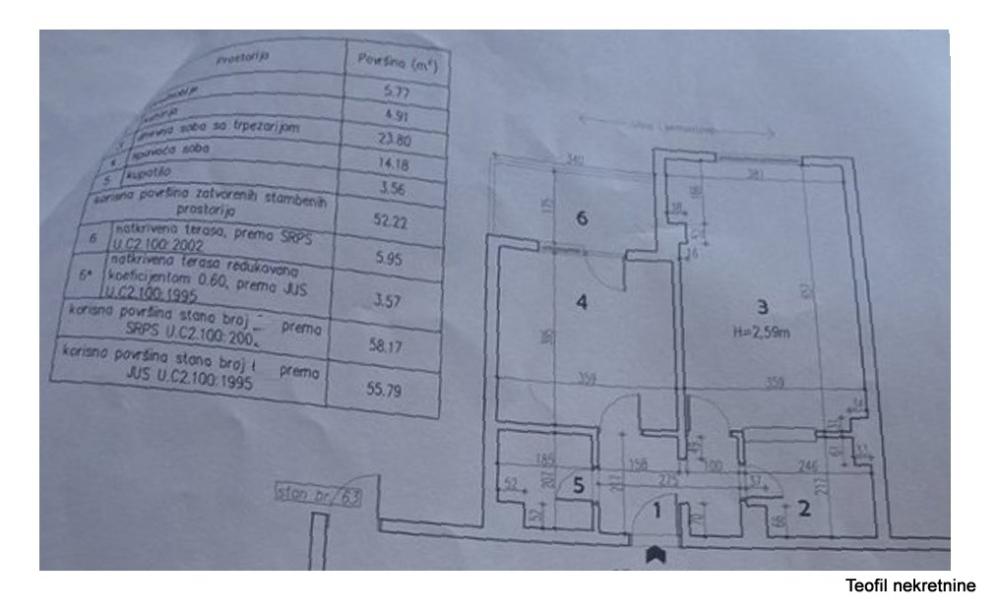 Slika 11 - Ljermontova, Dvosoban stan na prodaju, 58m2, 156.000€